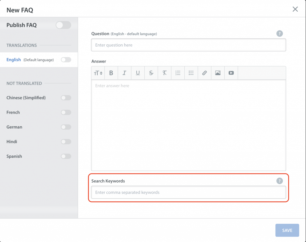 How Do Keywords Improve Findability For A Knowledge Base Article Or Faq Helpshift Knowledge Base Helpshift Knowledge Base