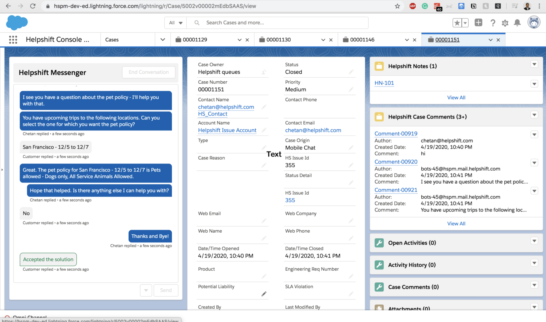 What is Salesforce Lightning Messenger Experience enhancement? - Helpshift  Knowledge Base Helpshift Knowledge Base